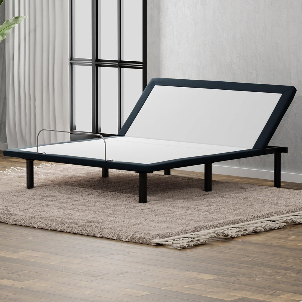 BoxDrop Suwanee adjustable base head only, modern bed frame with customizable head positioning and sturdy construction.