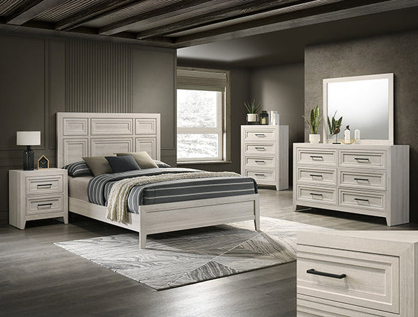 Crownmark Lorraine bedroom group featuring a stylish bed, matching nightstands, and bedroom furniture for a coordinated look.