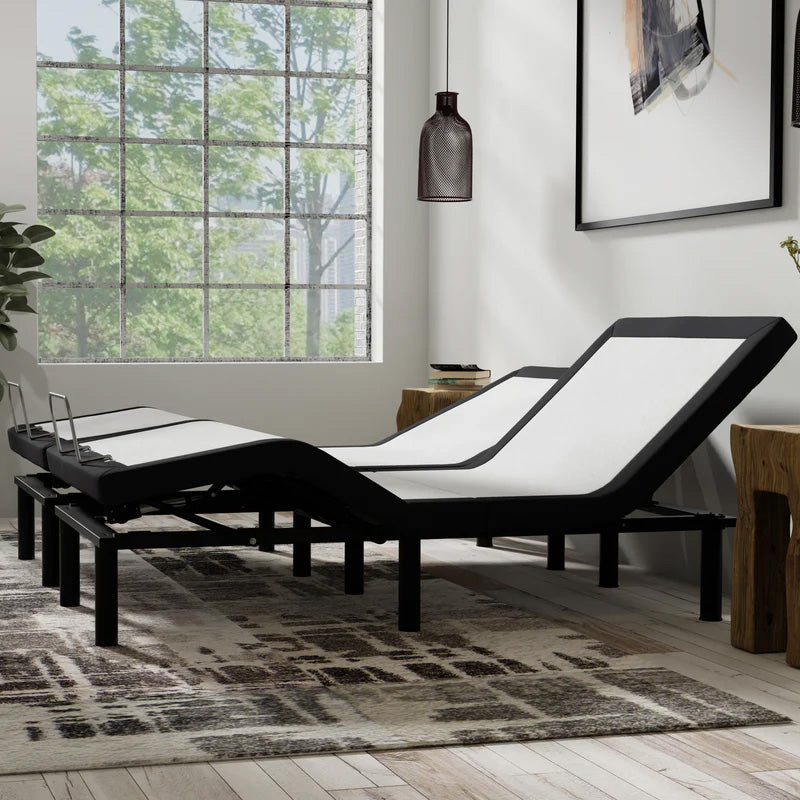 Adjustable base by BoxDrop Suwanee with head and foot incline features, designed for customizable comfort and support.